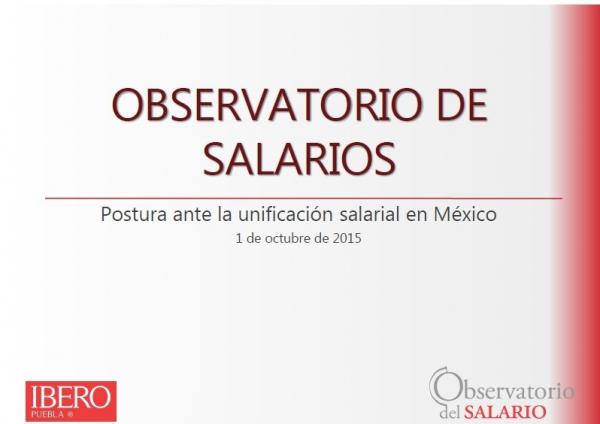 Postura ante la unificación salarial en México